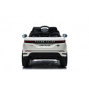 Macchina Elettrica per Bambini Licenza Land Rover Evoque 12V con Telecomando Bianco