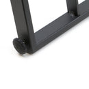 Scaffale Lader con Struttura e Ripiani H1150 Verniciato Nero Acciaio e Legno Emuca