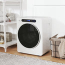 Mini Asciugatrice Elettrica 1000W da 3 kg con Display LED 49x43x61 cm Bianco      