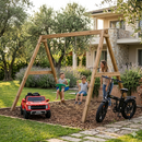 Macchina Elettrica per Bambini Ford Raptor 12V con Telecomando Bluetooth Luci LED e Tappetini Rosso
