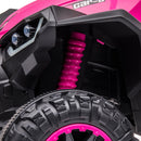 Quad Elettrico per Bambini 12V 2 Velocità Fari LED Rosa 