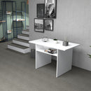 Consolle Allungabile 120x40/80x76 cm Ikebana bianco larice