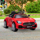 Macchina Elettrica per Bambini 12V con Licenza Mercedes GTR AMG Rossa