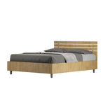 Letto Matrimoniale Francese Testata Doghe Dritta Ankel Quercia Natura Varie Misure