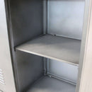 Mobile Gabriel 116x40x77 h cm in Acciaio Grigio