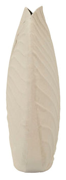 Vaso Dune Round 32,5x13x32,5 cm in Ferro Crema      