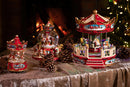 Carosello Natale con musica e movimento 24,5 cm 