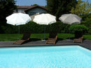 Ombrellone da Giardino Ø2 m Palo Ø33 mm in Acciaio Maffei Borgo Ecru
