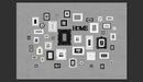 Fotomurale - Wall Full Of Frames Carta Da Parato Erroi