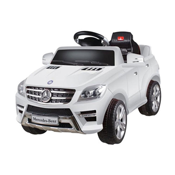 acquista Macchina Elettrica per Bambini 6V 2 Posti con Licenza Mercedes ML Bianco