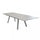 Tavolo Zante Allungabile 200/300x110x75 h cm in Alluminio Tortora