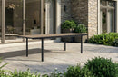 Tavolo Allungabile Interno-Esterno 194,5-272x94x75 cm Keter Porto Nova in Decocoat Graphite e Ashwood 
