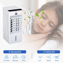 Raffrescatore Ventilatore con Ghiaccio 75W 9 Funzioni Bianco