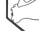 Pannello da Muro Nudity 60x1x80 cm in Ferro 