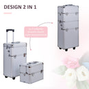 Trolley per Estetista Make Up Trucchi in Alluminio 35,5x23x63,5 cm  Glam