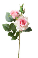 Set 8 Rose Artificiali Real Touch per 4 38 cm 