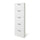 Scarpiera Serena 180x65x15 cm 5 ante bianco frassinato