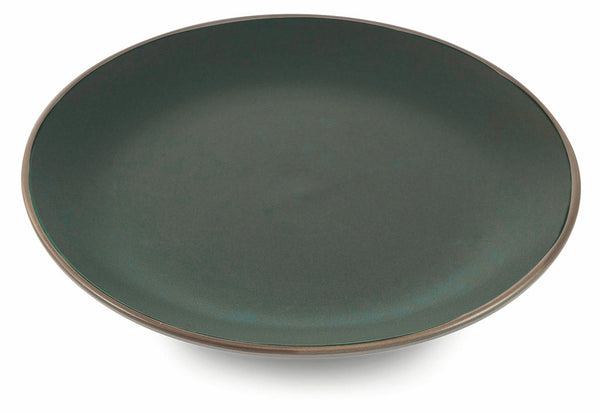 sconto Set 6 Piatti Piani Ø26,7x3 cm in Gres Villa d'Este Home Tivoli Kora Light Grigio Scuro
