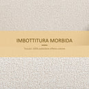 Poltrona a Donodolo 60x76x74 cm in Poliestere e Legno di Pioppo Grigio