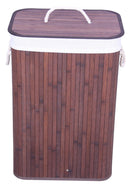 Cesto Portabiancheria 40x30x60 cm in Bamboo Collection Marrone