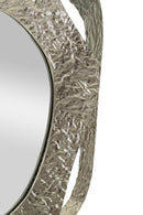 Specchio Aury 66x6x75 cm in Metallo e Specchio Argento      