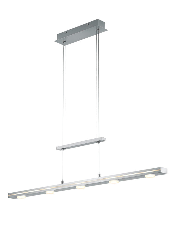 sconto Lampada a Sospensione da Interno a LED in Metallo Nickel Opaco