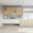 Ventilatore da Soffitto con 3 Pale in Abs Ø132 cm 6 Velocità Sulion Vadis Bianco
