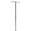 Doccia da Giardino ad Acqua Fredda in Acciaio Inox con 2 Soffioni Stretti Sined Bicefalo  