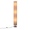 Lampada da Terra 160 cm con Interruttore a Pedale in Acciaio Inox Bianco 