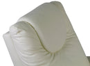 Poltrona Relax Manuale Reclinabile in Similpelle Vandi Panna