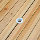 Tavolino da Campeggio Picnic Pieghevole in legno con 4 sedie 