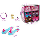 Playset Principessa per Bambina Gioco con Scarpe e Accessori Rosa      