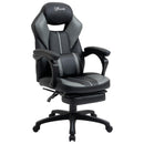 Sedia Poltrona Presidenziale da Ufficio 64x62x114-124 cm in Similpelle Nero