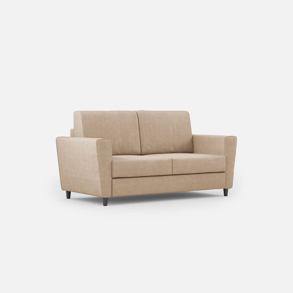 Divano 2 Posti 152x85x85 cm Yasel in Tessuto Beige sconto