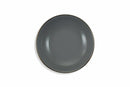 Set 6 Piatti Fondi Ø20x5 cm in Gres Villa d'Este Home Tivoli Royal Passion Grigio Scuro