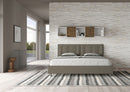 Letto Matrimoniale Imbottito in Similpelle Annalisa Large Cappuccino Varie Misure