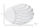 Vaso Lines 34x24,5x11,5 cm in Poliresina Bianco