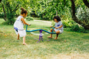 Altalena Dondolino Girevole per Bambini da Giardino 83x193x66 cm in Metallo 