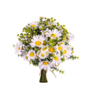 Set 2 Mazzetto di Margherite Artificiali Altezza 35 cm Bianco