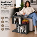 Tavolino da Caffè 60x60x19,5 cm Tavolo S Divano Design Moderno Antracite      
