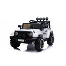 Macchina Elettrica per Bambini Fuoristrada Adventure 12V con Telecomando Bianco