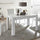 Tavolo allungabile 137/185x79x90 cm Jasna bianco