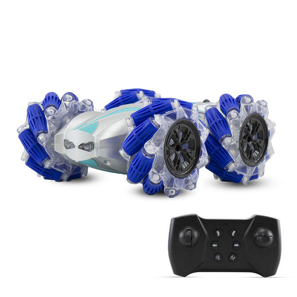 sconto Auto Telecomandata 2.4GHz Stunt con Rotazione Acrobatica e Getto d'Acqua Grigio