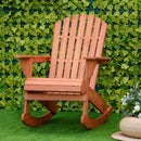 Sedia a Dondolo con Braccioli 77x94x97 cm in Legno