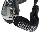Occhiali per Moto in Similpelle Lenti Specchiate CGM Retrò 703V