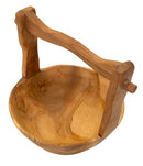Svuotatasche Timbo 32x25x27 cm in Teak Riciclato      