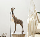 Lampada da Tavolo Giraffa 28x16x60 cm in Poliresina 