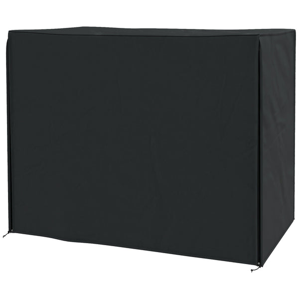 Copertura per Dondolo da Giardino 3 Posti Impermeabile e Anti UV 220x125x172 cm Nero online