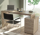 Scrivania Deni 139x60x76 h cm in Truciolare bilaminato Olmo