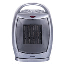 Termoventilatore Caldobagno 1500W Base Rotante Kooper Keramos Grigio
